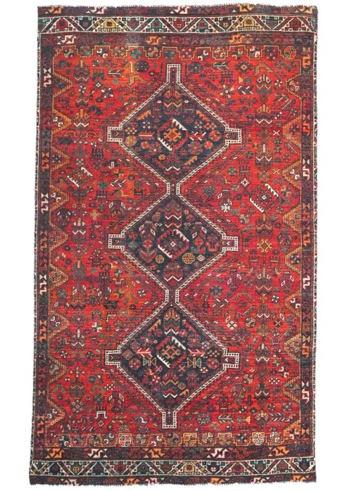 Antique Muted Tribal 6X10 Distressed Vintage Oriental Rug