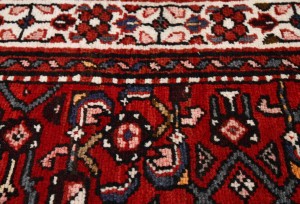 Vintage Red Tribal 3X13'5 Hamedan Persian Runner Rug