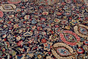 Vintage Traditional Floral 10X13 Kerman Persian Rug