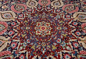 Vintage Traditional Floral 10X13 Kerman Persian Rug