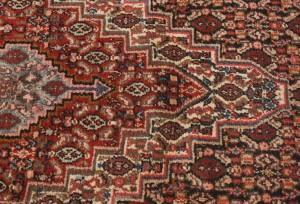 Vintage Geometric 2X3 Bidjar Sanneh Persian Rug