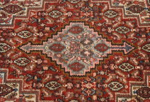 Vintage Geometric 2X3 Bidjar Sanneh Persian Rug