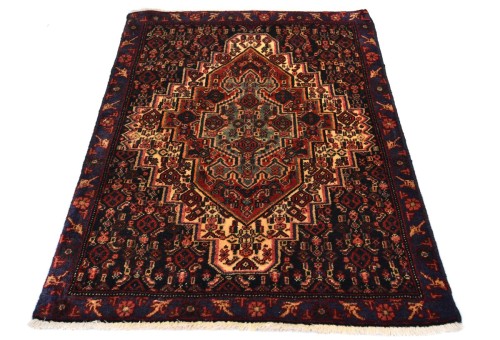 Vintage Floral Geometric 2X3 Bidjar Sanneh Persian Rug