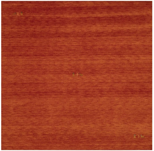 Orange-red Tribal 6X6 Gabbeh Modern Square Rug